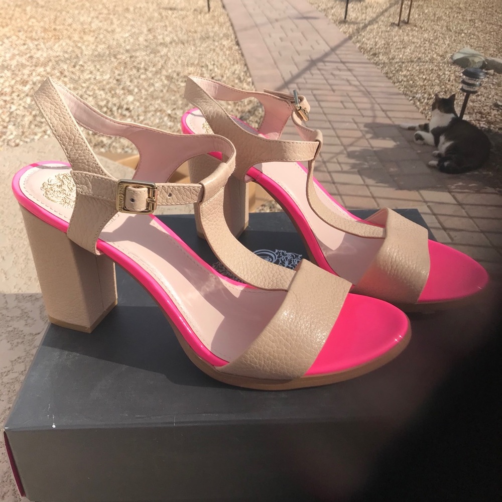 Vince Camuto Novasi Sandals Nude & pink size 9.5 - Picture 2 of 9